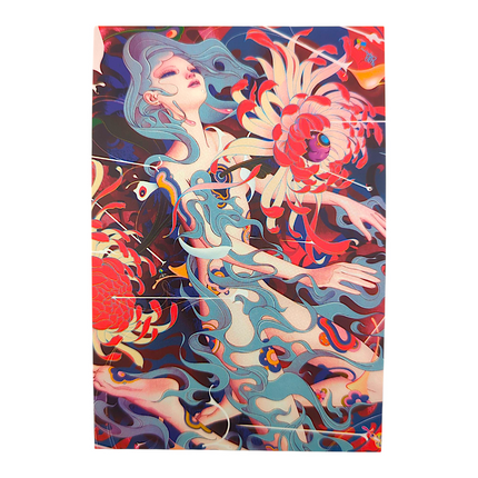 James Jean "Chrysanthemum" Postcard