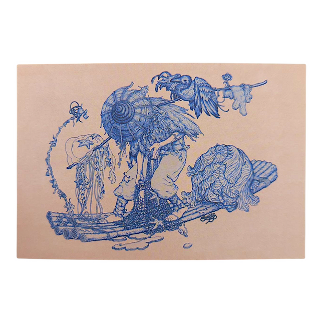 James Jean "Cormorant" Postcard