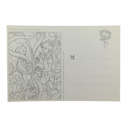 James Jean "Dance" Postcard