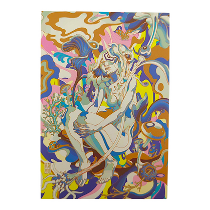 James Jean "Dolly Varden" Postcard