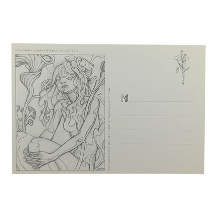 James Jean "Dolly Varden" Postcard
