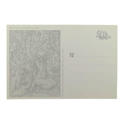 James Jean “Eden" Postcard