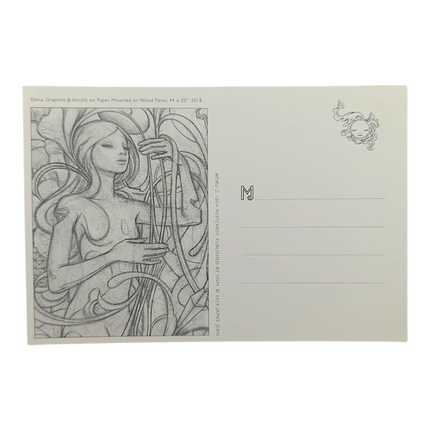 James Jean "Elena" Postcard