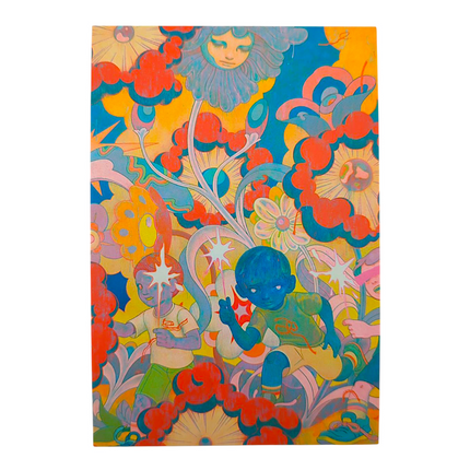 James Jean "Fireworks" Postcard