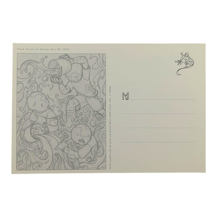 James Jean "Flood” Postcard