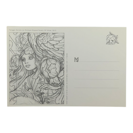 James Jean "Forager" Postcard