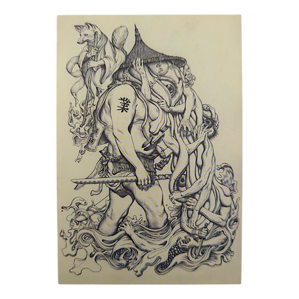 James Jean "Ganesha" Postcard