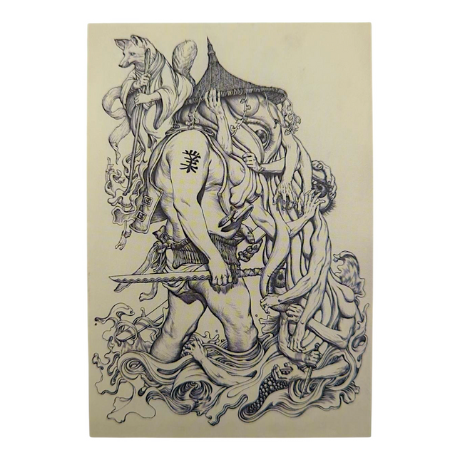 James Jean "Ganesha" Postcard