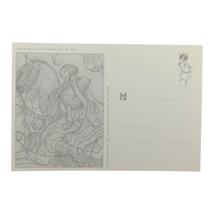 James Jean "Goat IV" Postcard