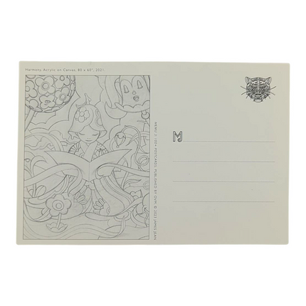 James Jean "Harmony” Postcard