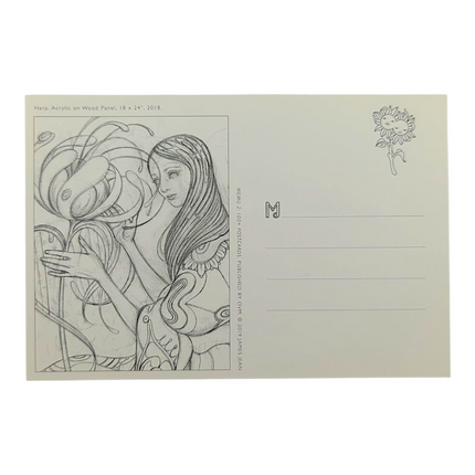 James Jean "Harp" Postcard