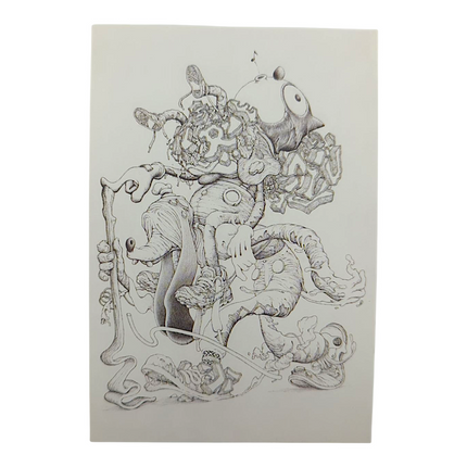 James Jean "Hikers" Postcard