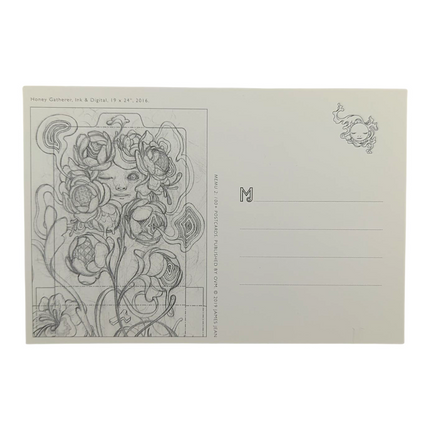 James Jean "Honey Gatherer" Postcard