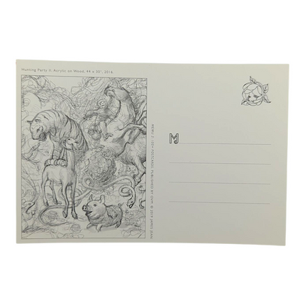 James Jean "Hunting Party II" Postcard