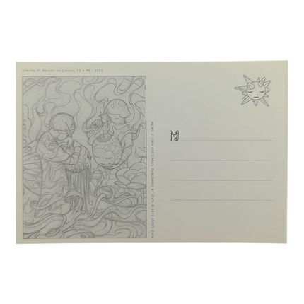 James Jean "Inferno III" Postcard