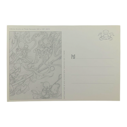 James Jean "Inferno" Postcard