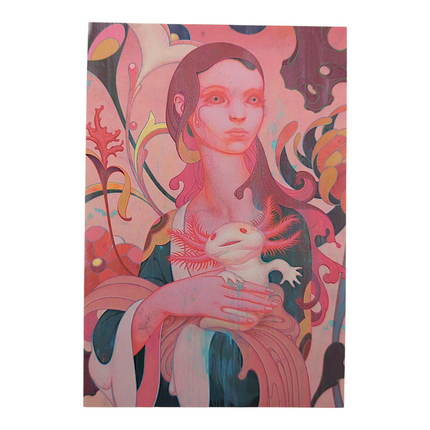 James Jean "Lady with an Axolotl" Postcard