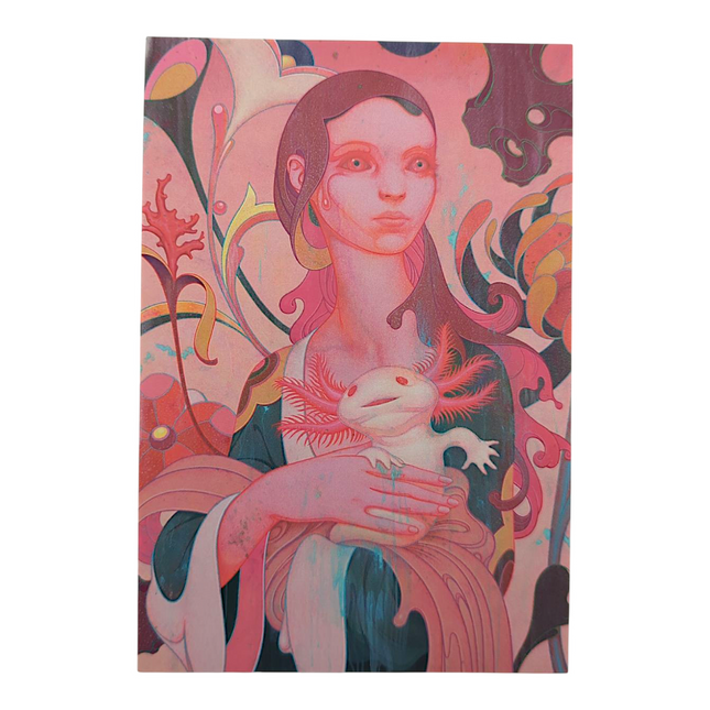 James Jean "Lady with an Axolotl" Postcard