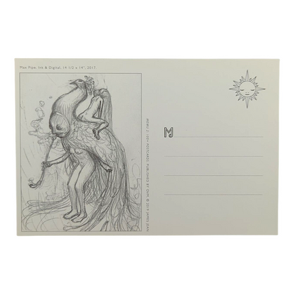 James Jean "Max Pipe" Postcard