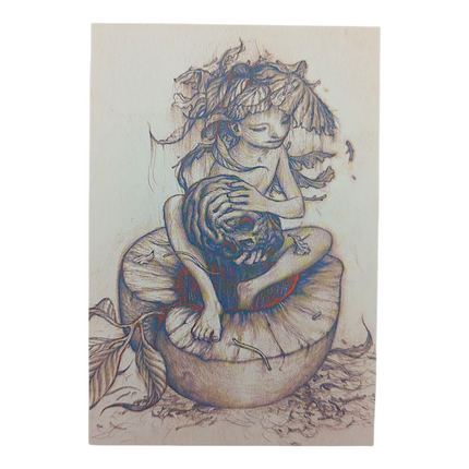 James Jean "Momofuku Peach" Postcard