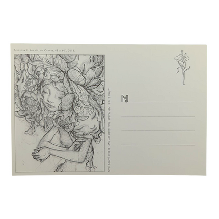 James Jean "Nervosa II" Postcard