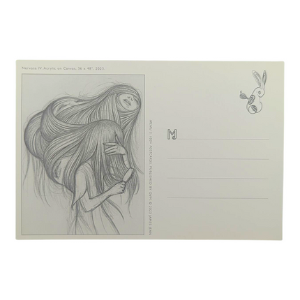 James Jean "Nervosa IV" Postcard