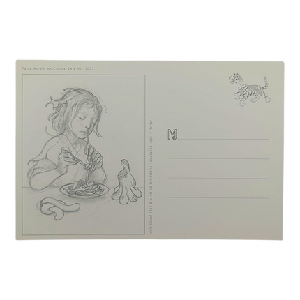 James Jean “Pasta" Postcard