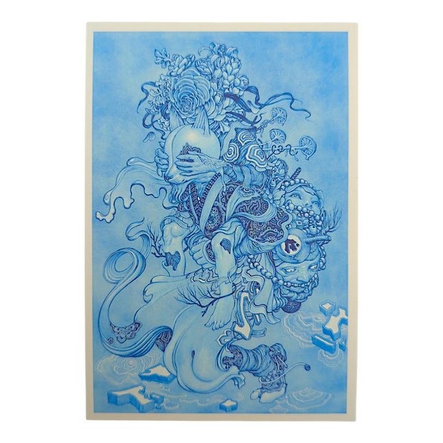 James Jean "Piggyback" Postcard