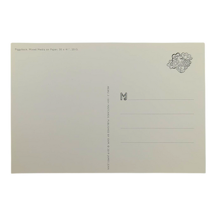 James Jean "Piggyback" Postcard