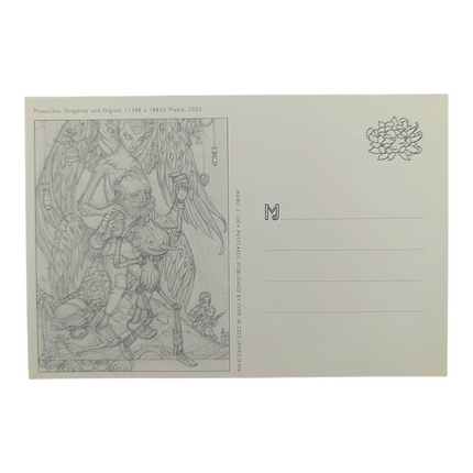James Jean "Pinocchio” Postcard