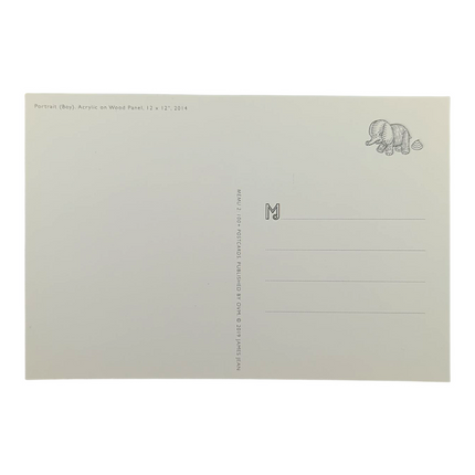 James Jean "Portrait (Boy)" Postcard