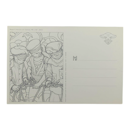 James Jean “Rope II" Postcard