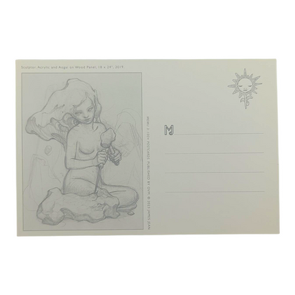 James Jean "Sculptor" Postcard