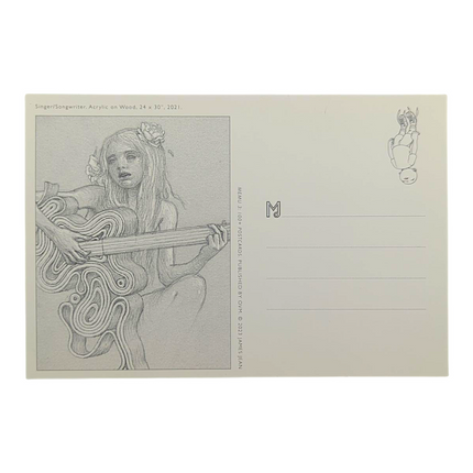 James Jean "Singer / Songwriter" Postcard