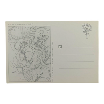 James Jean "Spring” Postcard