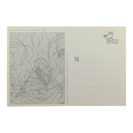 James Jean "Teatime II" Postcard