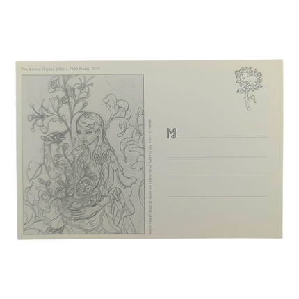 James Jean "The Editor” Postcard