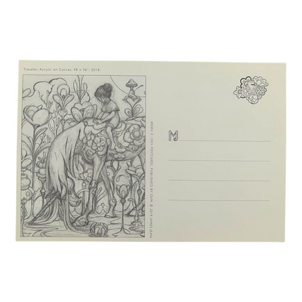 James Jean "Traveler" Postcard