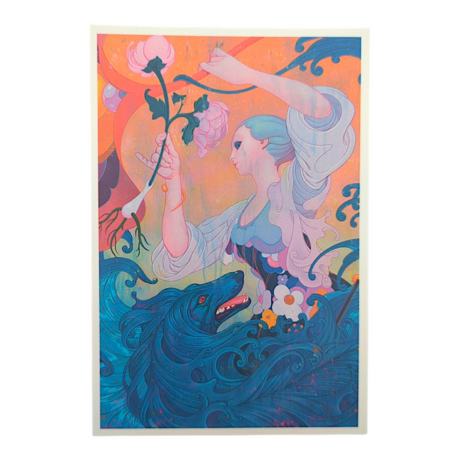 James Jean "Walkabout" Postcard