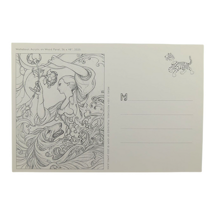 James Jean "Walkabout" Postcard