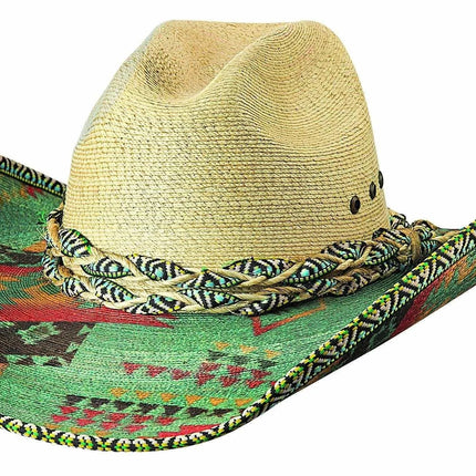 Bullhide Jeopardy - Mexican Palm Straw Cowboy Hat