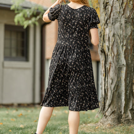Jess Short Sleeve Midi Dress