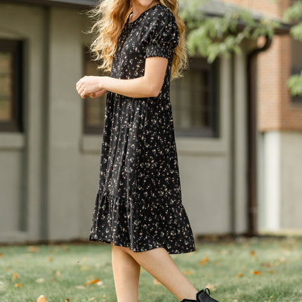 Jess Short Sleeve Midi Dress