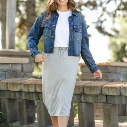 Jordan Knit Midi Skirt
