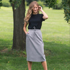 Gray Pinstripe / XS