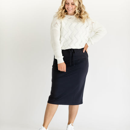 Jordan Knit Midi Skirt