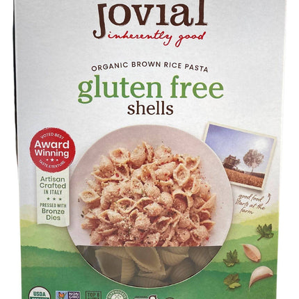 Shells, Brown Rice, Organic, Jovial, Gluten-Free