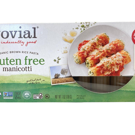 Manicotti, Brown Rice, Organic, Jovial, Gluten-Free