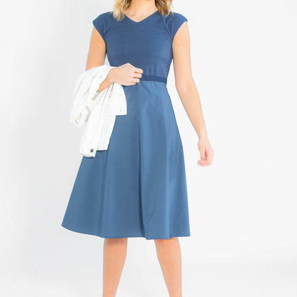 Kate Cap Sleeve Midi Dress