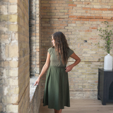 Kate Cap Sleeve Midi Dress